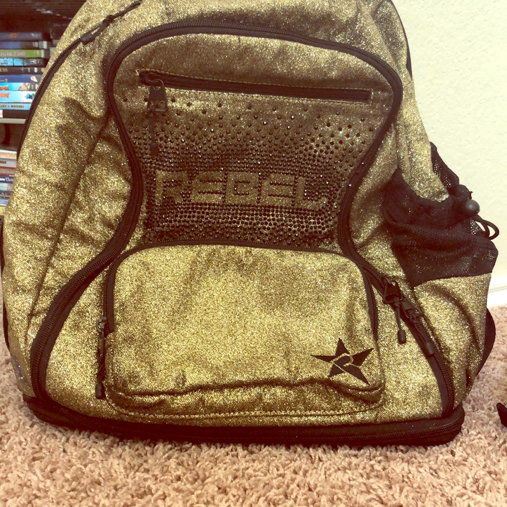 Rebel Athletic Sunrise with Black Zipper backpack